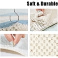thumbnail image 5 of Shower Mat,Safety Comfort Shower Mat Anti Slip with Drain, Machine Washable,Round Bath Mat, 24x24 Inches (Light Blue), 5 of 6