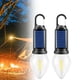 thumbnail image 1 of Luz que acampa LED enganchada recargable solar de 2 piezas, luces solares de la tienda USB recargable, 1 of 7