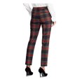 thumbnail image 2 of RALPH LAUREN Womens Red Plaid Straight leg Pants Size: 6, 2 of 4