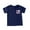 Blue, variant on Utoimkio Kids Boys Girls Casual Heart Print Short Sleeve T-Shirts Summer Casual Crewneck Tee Tops for Boys Girls 4-16 Years