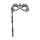 thumbnail image 1 of Máscara de máscaras de máscara de vestuario de metal elegante para el carnaval show fantasía cosplay Negro, 1 of 8