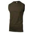 thumbnail image 2 of Ma Croix Mens Sleeveless Lightweight Muscle Tank Top For Gym Daily Look Home Training, 2 of 4