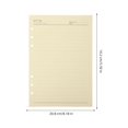 thumbnail image 3 of LEEYNEER 60 Sheets Lined Notebook Server Notepad Filler Paper, 3 of 6