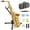 Golden, variant on Eastar Alto Saxophone with Stand E Flat Gold Lacquer Student Beginner Sax Full Kit School Band Orchestra Instruments AS-II