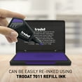 thumbnail image 2 of Trodat Stamp Pad 9052, Violet Ink, for Hand Stamps – Size 2.75" x 4.5" (110 x 70mm), 2 of 8