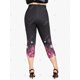 thumbnail image 3 of Leggings Capri Cintura Alta Estampado Floral Tamaño Plus Rosegal Leggings de talla grande, 3 of 5