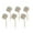 Ivory, variant on NUTEDOM 6pcs Rattan Flower Sticks Fragrance Diffuser Replacement Refill for Aromatherapy