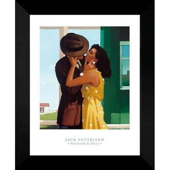Jack Vettriano Framed Art Print 20x24 "The Last Great Romantic"