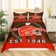 thumbnail image 3 of Funda nórdica doble para jóvenes,Juego de cama de fútbol americano para chicos Amantes del fútbol americano, 3 of 7