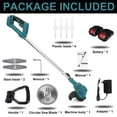 thumbnail image 2 of 24V 1880W 3 IN 1 Electric Lawn Mower 13000Rpm Cordless Grass Trimmer Length Adjustable Cutter For 18V Battery ,Efficient Cutting, 2 of 7
