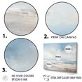thumbnail image 3 of Designart "Minimalist Scenery Along The Coastal Beach III" Coastal Ocean Floater Framed Wall Decor, 3 of 5