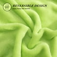 thumbnail image 4 of Howarmer Large Green Fleece Throw Blankets, Throw Size Soft Fuzzy Blanket for Women Men and s, All Season Lightweight Microfiber Fluffy Blanket, 50 x 60 inch, 4 of 7
