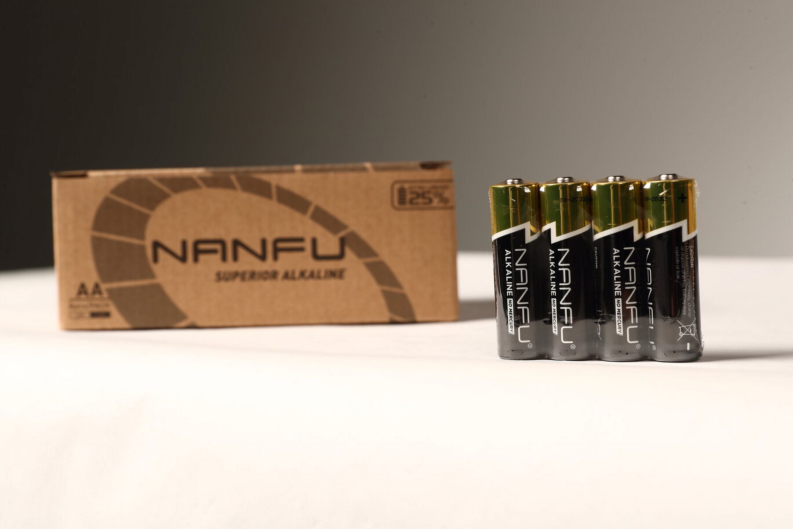 Nanfu 1.5V Alkaline  AA Batteries 80 Pack, 20  x 4 Pack=80 Pack ***