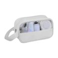 thumbnail image 1 of LCXmlly Portable Storage Bag Large Capacity Waterproof Portable Toiletry Makeup Pouch Organizer Clear PVC Travel Pouch with Zipper Handle, 1 of 9