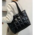 thumbnail image 6 of CoCopeaunts Women Padded Shoulder Bag Large Quilted Handbag Cotton Tote Bag Soft Fashion Purse, 6 of 7