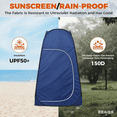 thumbnail image 3 of KingCamp Shower Tent, Pop Up Camping Privacy Tent, Portable Waterproof Dressing Changing Room Easy Setup, Toilet Tent with Carry Bag for Beach, Camping, Hiking, Blue, 3 of 8