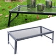 thumbnail image 2 of Foldable Iron Plate and Steel Mesh Grill Grid for Outdoor Camping, 1 Count, 2 of 12