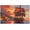 500 PCS, variant on 500 Piece Jigsaw Puzzle, Pirate Ship Battleship Sunset Sea Scene, Challenging Family Game Night Educational Home Decor Puzzle