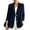 Navy, variant on Yfalhf Women's Corduroy Blazer Jacket, Vintage Casual Lapel Button‑Down Outerwear for Fall Winter Daily Wear,Black,L