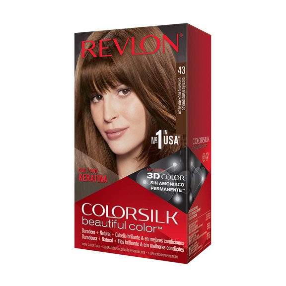 Pack of (6) Revlon ColorSilk Hair Color [74] Medium Blonde