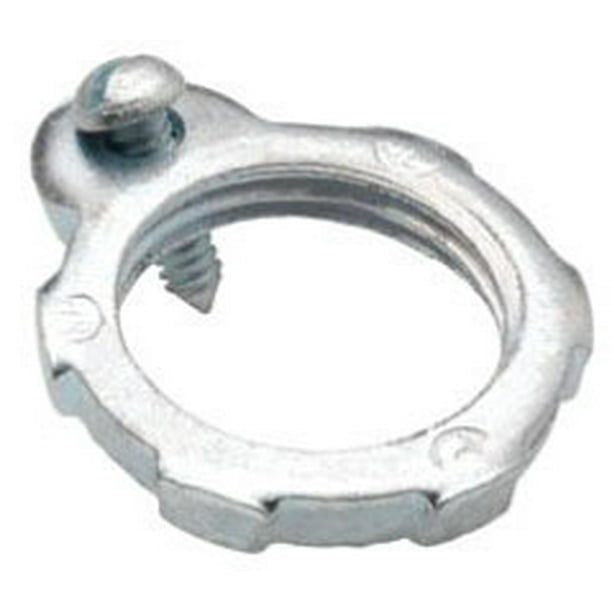 Bridgeport Fittings 130S, Conduit Bonding Locknut, 4In Steel Grounding