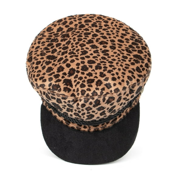 TAIAOJING Winter Beanie Hats for Men Women Plus Warm Visor Print Leopard Winter Beret Ladies Casual Velvet Baseball Caps