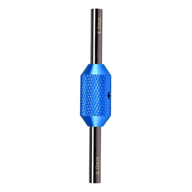 Llave de tubo hexagonal Riwesomey 4,0 mm y 4,5 mm aleación de aluminio herramienta para coche RC