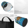 thumbnail image 4 of Kll Little Sea Turtles Waterproof Foldable Laundry Hamper Bucket With Handles For Storage Bin,Kids Room,Home Organizer (Medium), 4 of 8