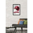 thumbnail image 2 of MLB Cincinnati Reds - Drip Helmet 22 Wall Poster, 14.725" x 22.375" Framed, 2 of 5