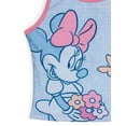 thumbnail image 3 of Disney Minnie Mouse Big Girls' 2-Piece Swimwear Bathing Suit Set Minnie Sky Blue, 3 of 5
