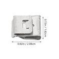 thumbnail image 2 of 50pcs Stainless Steel Photovoltaic Panel Cable Clips Wiring Frame Clips Solar Cable Clips, 2 of 7