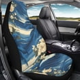 thumbnail image 4 of Uourmeti Tropical Floral & Palm Tree Print Car Seat Cover Anti-Slip Seat Covers for Cars Non Slip Anti-Scratch 1 Pieces Set Compatible with Automobile Vehicle, 4 of 6