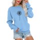 thumbnail image 1 of Gibobby Sudaderas para Mujer Sudaderas de Halloween para mujer playera casual de manga larga(Azul,CH), 1 of 4