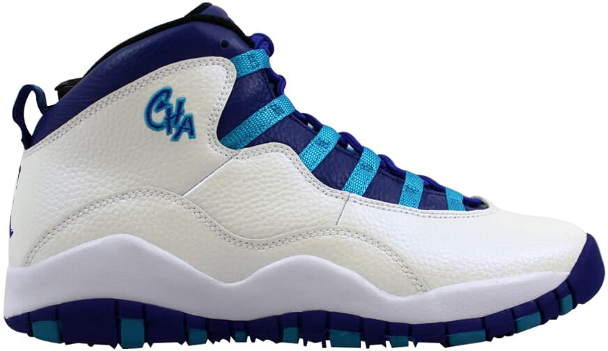 air jordan 10 white and blue