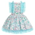 thumbnail image 3 of IBTOM CASTLE Toddler Kids Girls Birthday Party Dress Strawberry/Donut/Candy/Easter Day/Alice Polka Dots Embroidery Princess Ruffle Tulle Wedding Pageant Evening Dresses, 3 of 8