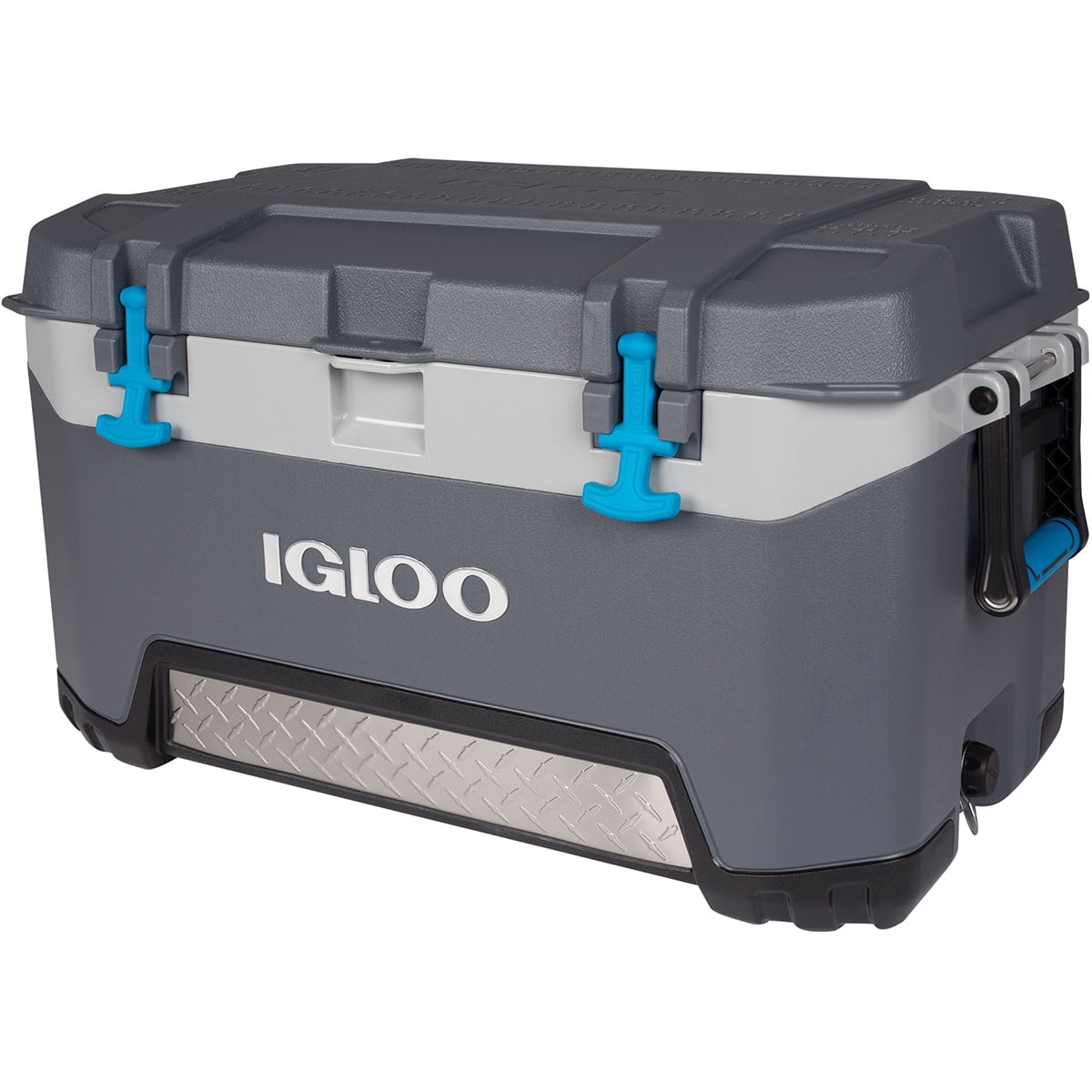 Igloo BMX Spacious 72 Quart Durable Cooler w/ Insulated Lid & Handles, Gray