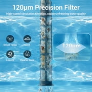Efurden Cordless Pool Vacuum, Handheld Pool Vacuum with Running Time up to 60-Minutes for Small Above Ground Pools, Hot Tubs and Spas (Green)