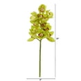 thumbnail image 2 of Nearly Natural 23in. Cymbidium Orchid Artificial Flower (Set of 3), 2 of 2