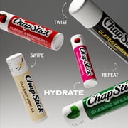 ChapStick Classic Strawberry Flavor Lip Balm Tubes - Pack of 3, 0.15 oz Each