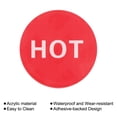 thumbnail image 4 of Unique Bargains Self Stick Hot/Cold Water Label Round Sticker Signs, Multicolor, 20 Pack, 4 of 6
