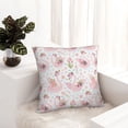 thumbnail image 6 of Honeii Swan And Flowers Print Throw Pillow, Square Decorative Pillow Forms Soft Fluffy Plump Pillow Decorative Pillow Inserts,Couch Pillows-18"x18", 6 of 7