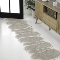 JONATHAN Y SHAPES 2 x 8 Runner Rug, Jasper Rustic Abstract - Beige/Cream, SHP101B-28