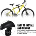 thumbnail image 4 of Childrens Front Mount Quick Release Bike Seat Soft for Road and Mountain Bikes, 4 of 9