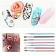 thumbnail image 4 of Nail Liner Drawing Brush Diy Painting Nail Pens Brushes Rhinestones Nylon Hair Acrylic Handle Nail Art Pens 7 Unids Cateissary CE006399-00, 4 of 6