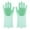 Green, variant on Silicone Dishwashing Gloves Reusable Cleaning Gloves