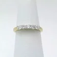 thumbnail image 2 of 2Ct Round Lab-Created Diamond Bridal Engagement Ring Set 14K Yellow Gold Plated, 2 of 4
