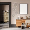 thumbnail image 5 of Silver Metal Starburst Wall Sculptures, Set of 4, for Living Room Bedroom Entryway, 5 of 6