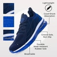 thumbnail image 7 of JOYFON Mens Running Shoes Air Cushioned Athletic Sneakers Non Slip Tennis Shoes for Sport Gym Jogging DeepBlue Size 8, 7 of 7
