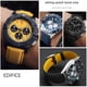 thumbnail image 5 of Correa para reloj Breitling Avenger Blackbird B01 Super Ocean, piel de vaca amarilla, correa de reloj para hombre, plegable, hebilla de acero inoxidable de 22 mm, 5 of 5