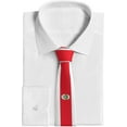 thumbnail image 4 of Men's Vintage Mexican Flag Neck Tie Formal Classic Tie Vintage Costa Rica Flag, 4 of 8